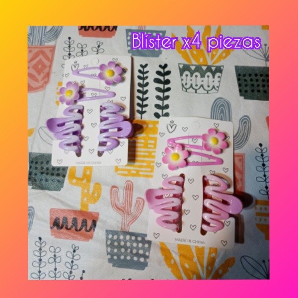 Producto - Blíster Broche x4 piezas