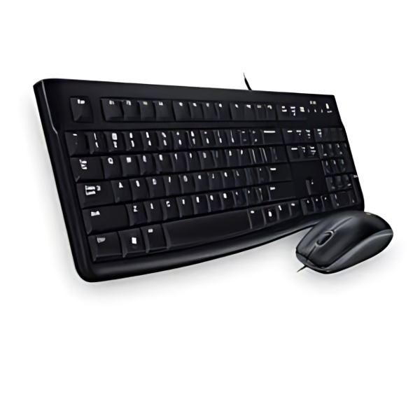 Producto - TECLADO + MOUSE USB MK120 BLACK