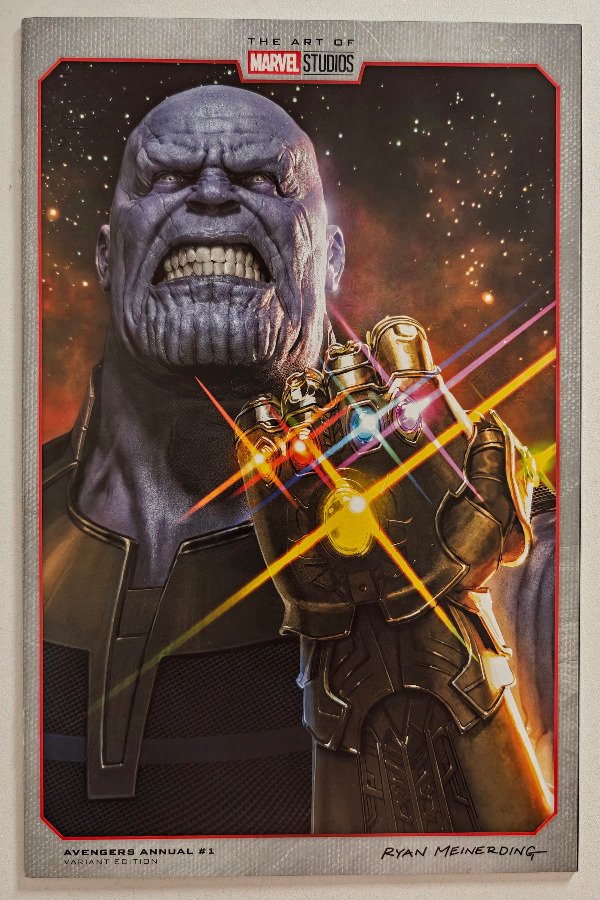 Producto - Avengers Annual (2024) - Portada variante de Thanos del MCU por Ryan Meinerding