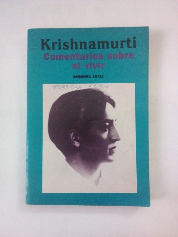 Producto - Comentarios sobre el vivir Tercera serie - Krishnamurti - Kier 1993