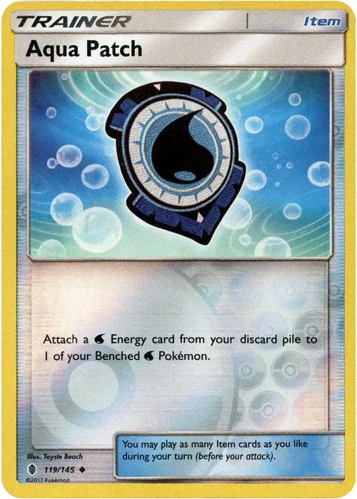 Producto - Aqua Patch - 119/145 - Guardians Rising - Reverse Holo