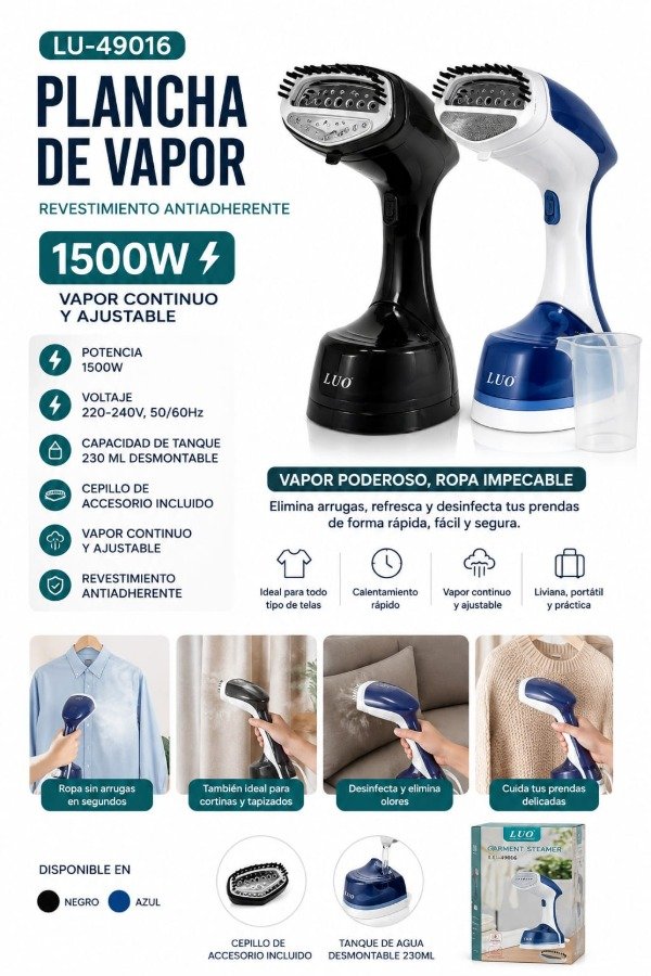 Producto - Plancha de Vapor