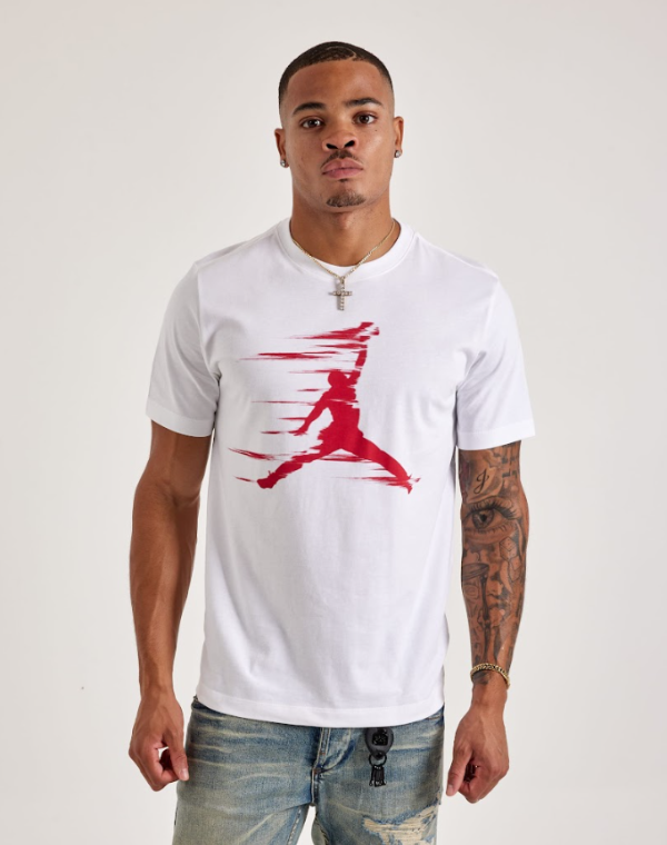 Producto - Jordan MVP Jumpman Graphic T-Shirt Blanca con Jordan Rojo