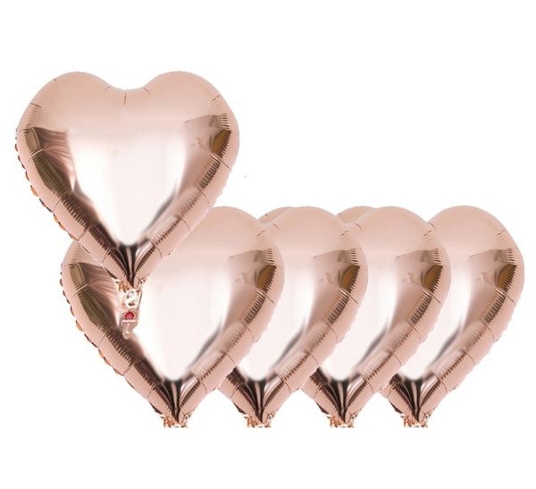 Producto - GLOBO CORAZON METALIZADO ROSE GOLD
