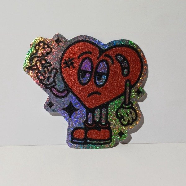 Producto - Corazón roto glitter