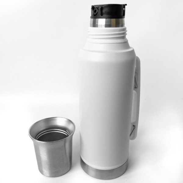Producto - Termo Simil Stanley Mate System 1L Blanco