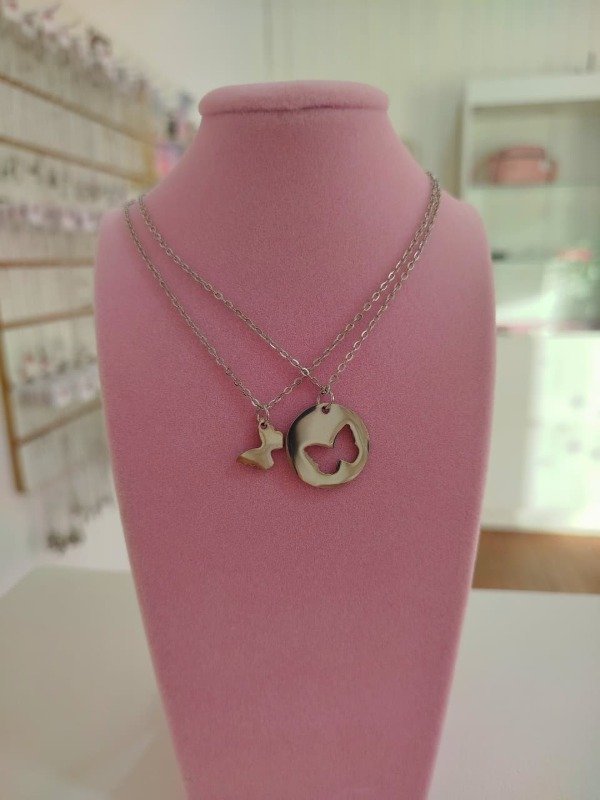 Producto - Cadenitas mariposa para compartir (par)
