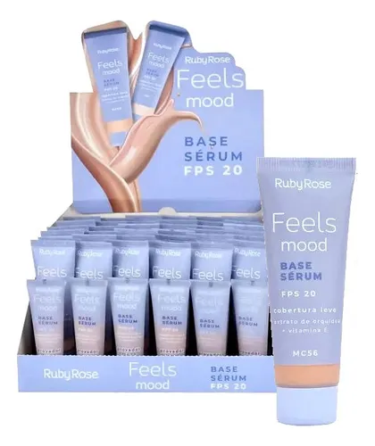 Producto - Base Serum Feels con FPS 20 Ruby Rose