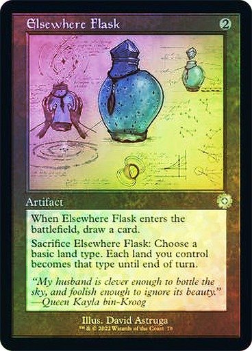 Producto - Elsewhere Flask (Retro Frame Foil)