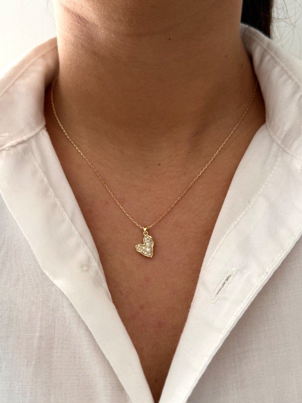 Producto - Collar dorado soul perla - 1