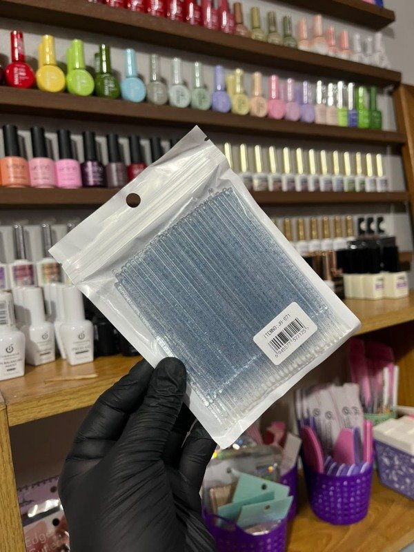 Producto - Microhisopos Con Glitter Azul
