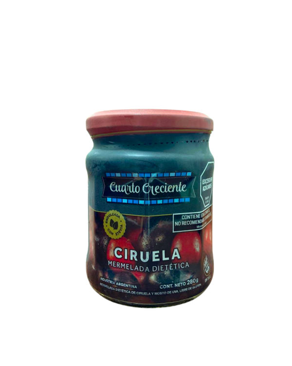 Producto - MERMELADA DE CIRUELA CON STEVIA CUARTO CRECIENTE 280G