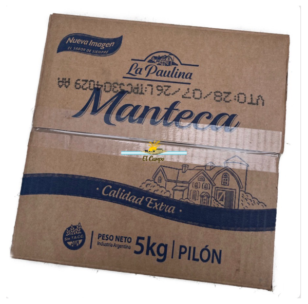 Producto - Manteca LA PAULINA pilón x 5 kgr