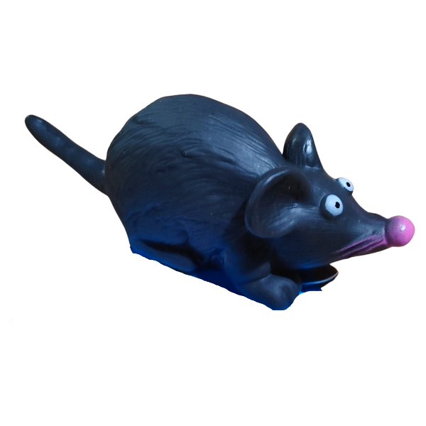 Producto - Ratoncito De Goma Con Chifle Juguete Perros  y gatos Mascotas - 2