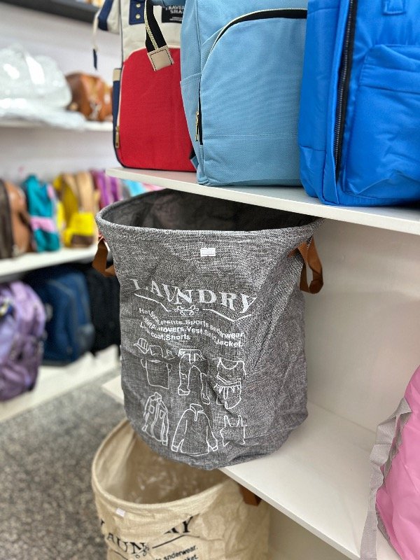 Producto - Canasto Laundry gris