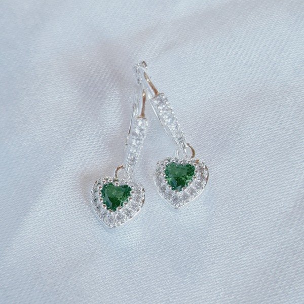 Producto - Aritos heart verdes