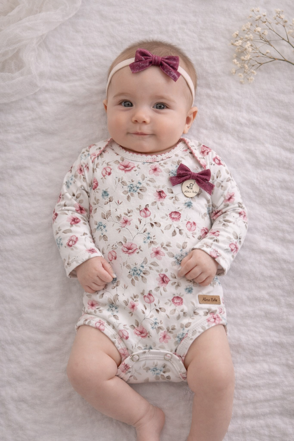 Producto - Body Jardines de Alma / Body cuello Americano Mangas Largas