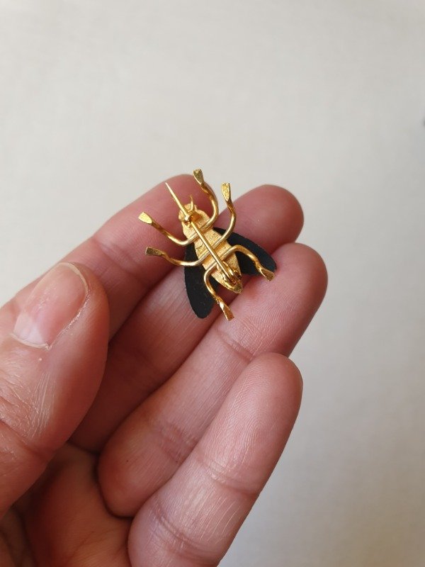 Producto - Brochecito Mosquita Damasquinado de Toledo 70s - 10