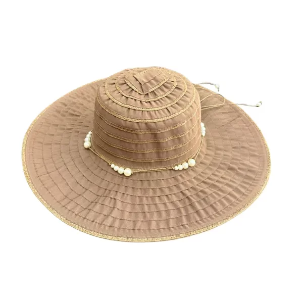 Producto - CAPELINA ALA ANCHA DE TELA CON TIRA