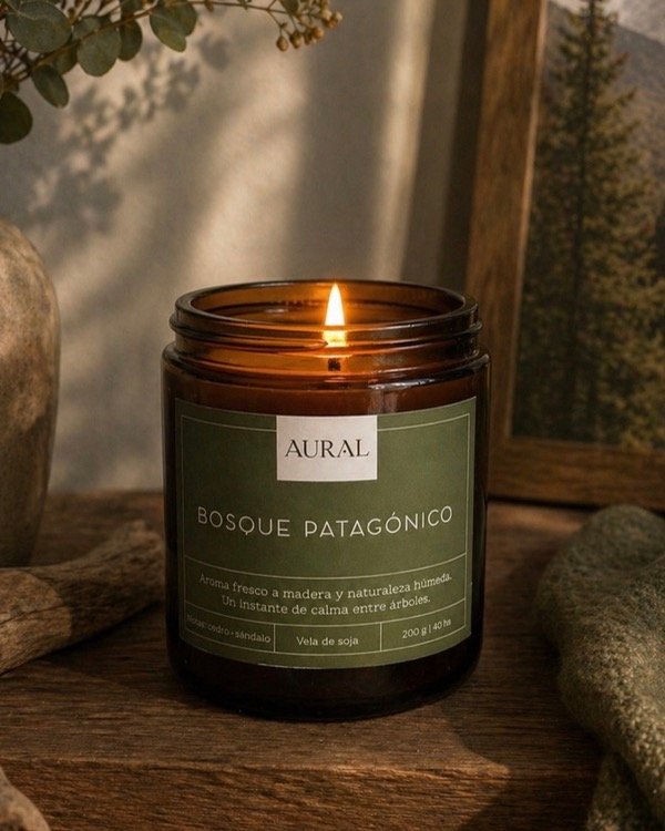 Producto - Vela Bosque Patagónico