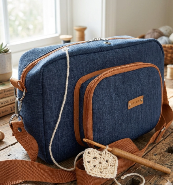 Producto - CROCHETERO AZUL Y SUELA