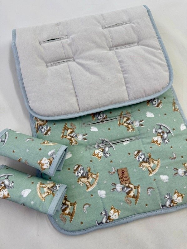 Producto - Colchoncito caballitos aqua