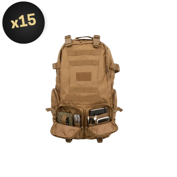 Producto - PROMO BULTO MOCHILA TACTICA MILITAR 55L BEIGE