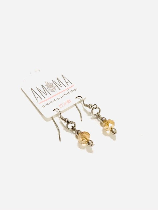 Producto - Aros CRISTAL Champagne