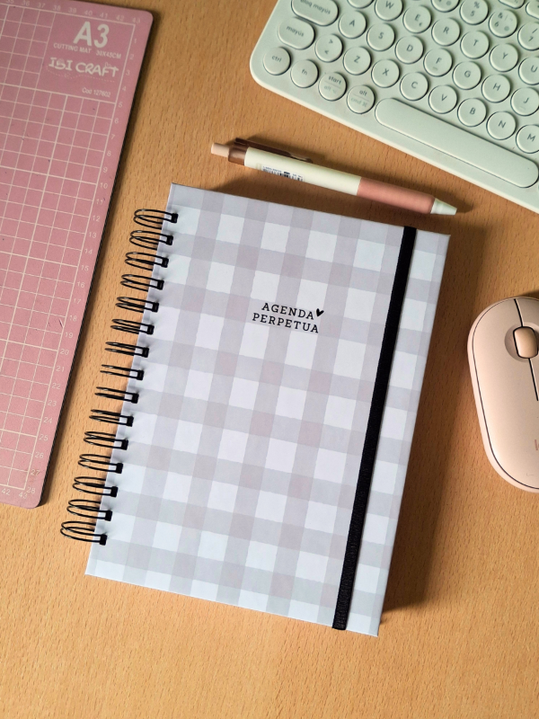 Producto - Agenda perpetua - semanal horizontal modelo 2 - P14