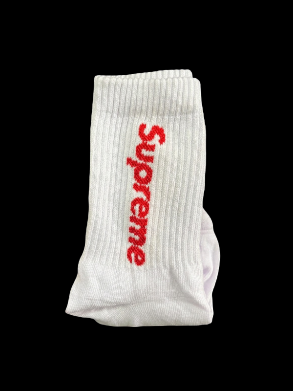 Producto - MEDIA 3/4 SUP. BLANCA / logo Rojo