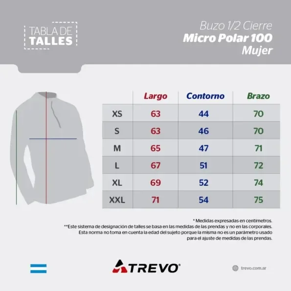 Producto - Buzo 1/2 Cierre. Micropolar 100 dama - 1