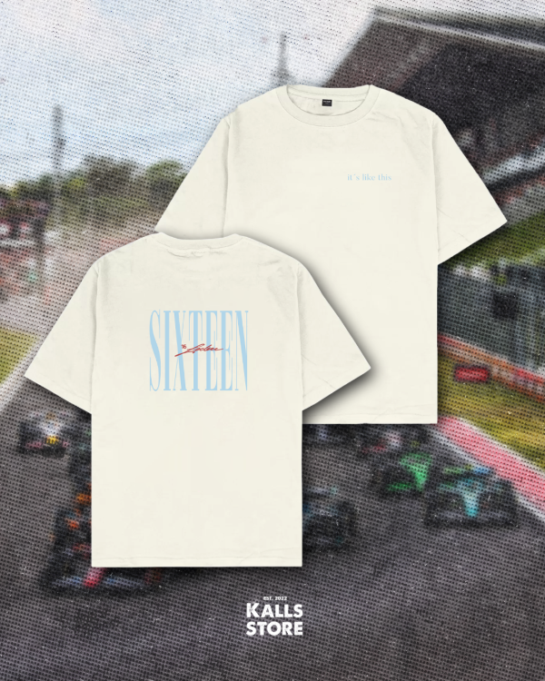 Producto - Remera over Charles Leclerc #sixteen
