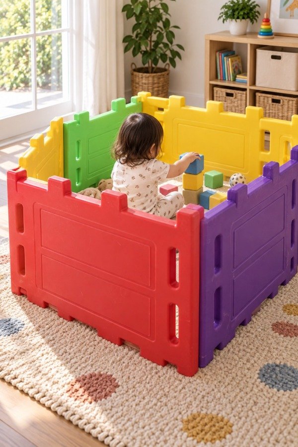 Producto - Corralito modular multicolor - 2