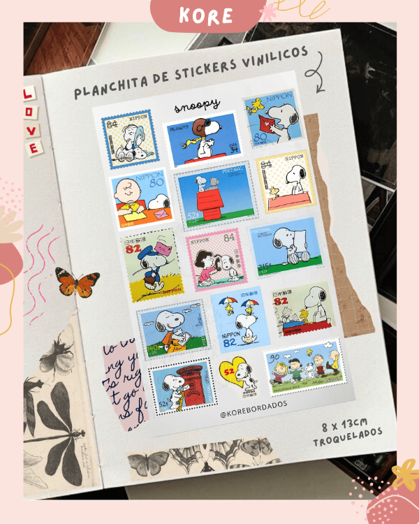 Producto - Snoopy estampillas