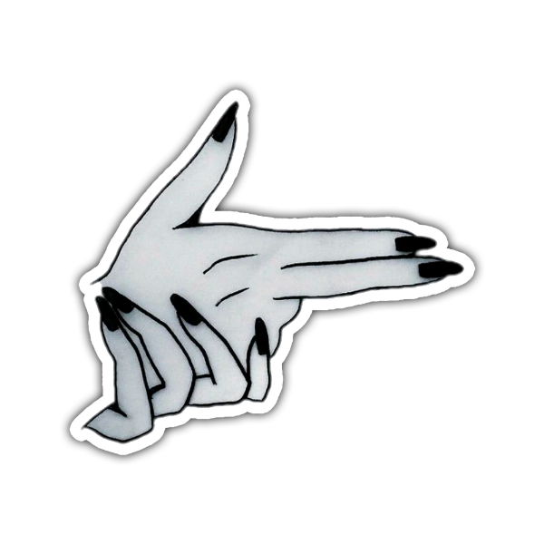 Producto - Sticker Blanco y Negro Diseño 19