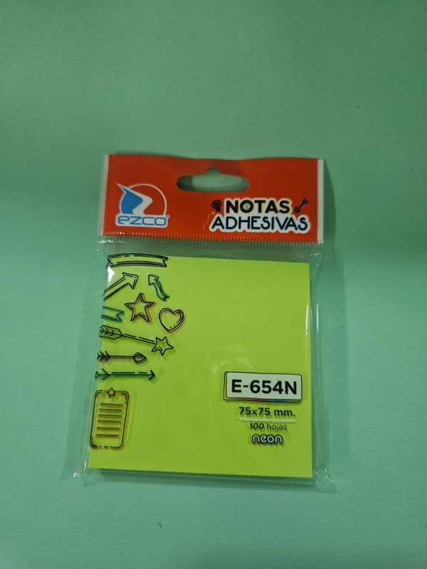 Producto - Notas autoadhesivas 75x75 NEON - 2