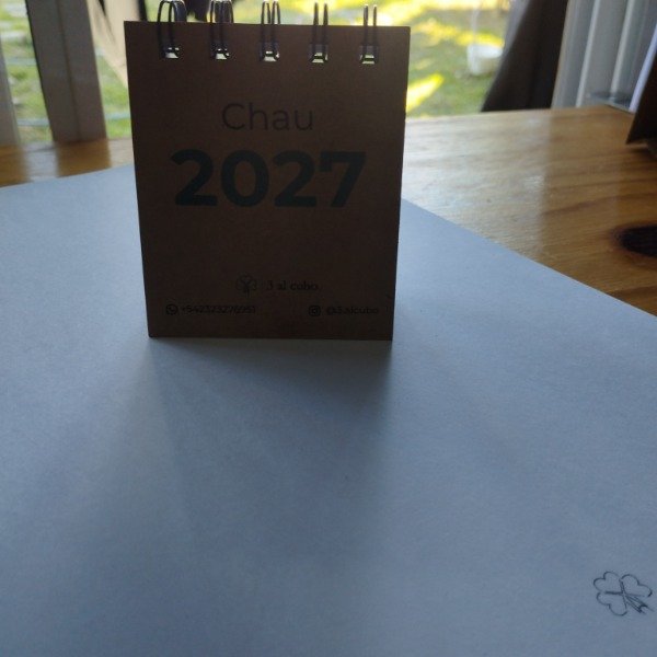 Producto - Calendario Anillado 8x7cm 2027 Personalizado - 3alcubo - 3