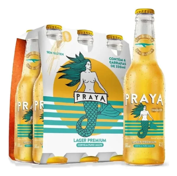 Producto - Praya Cerveza Sin Gluten Porrón 330 ml