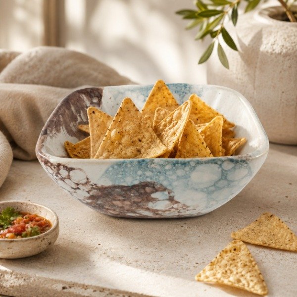 Producto - Cazuela cuadrada grande Línea Cielo y tierra - 0