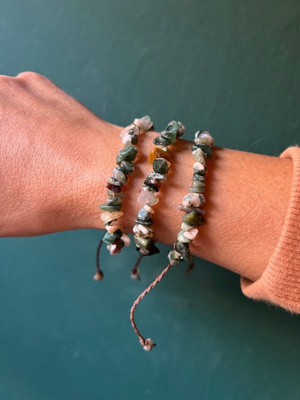 Producto - Pulsera ágata musgo