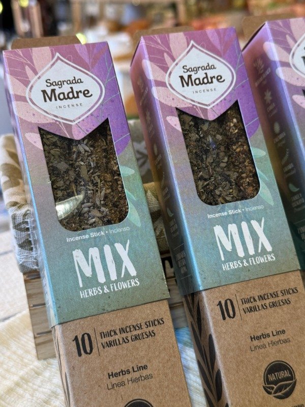 Producto - Sahumerio MIX Hierbas Sagrada Madre - varios aromas- cada uno (Efectivo: 2.800)