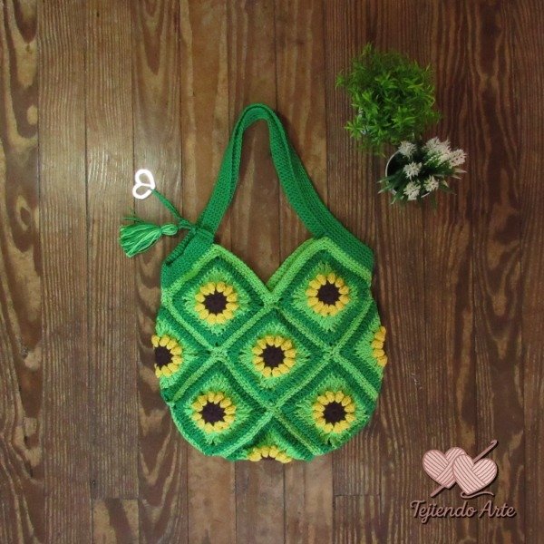Producto - Bolso Flora Verde