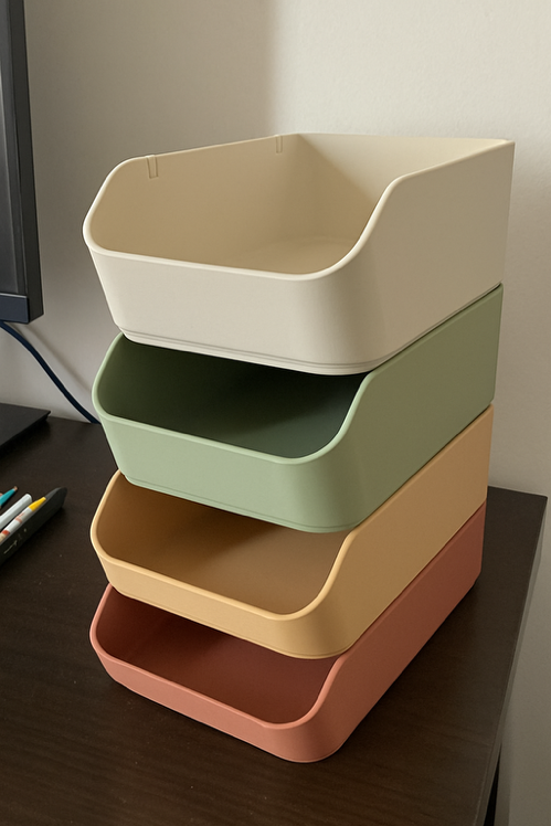 Producto - Cestas de Almacenamiento Minimalistas Apilables