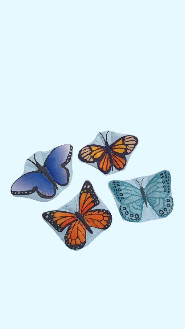 Producto - Set por 4 títeres de dedo Mariposas autóctonas - 1