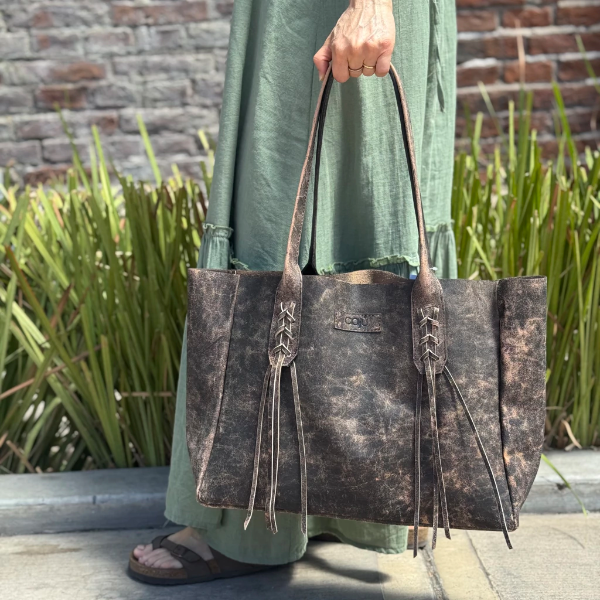 Producto - Cartera Emilse cuero Chocolate gastado