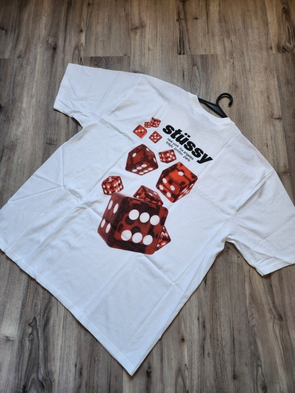 Producto - Stussy ROLLERS TEE WHITE