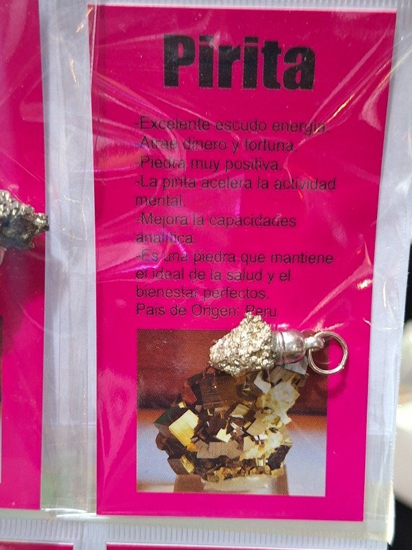 Producto - Dije Pirita 2 a 3cm - 2