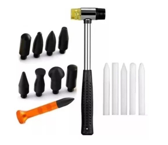 Producto - MARTILLO GOMA PUNZÓN SACABOLLOS + 5 PUNZONES