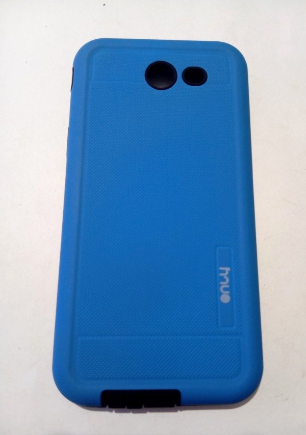 Producto - Funda Antideslizante Azul Texturada para Samsung J3 2017