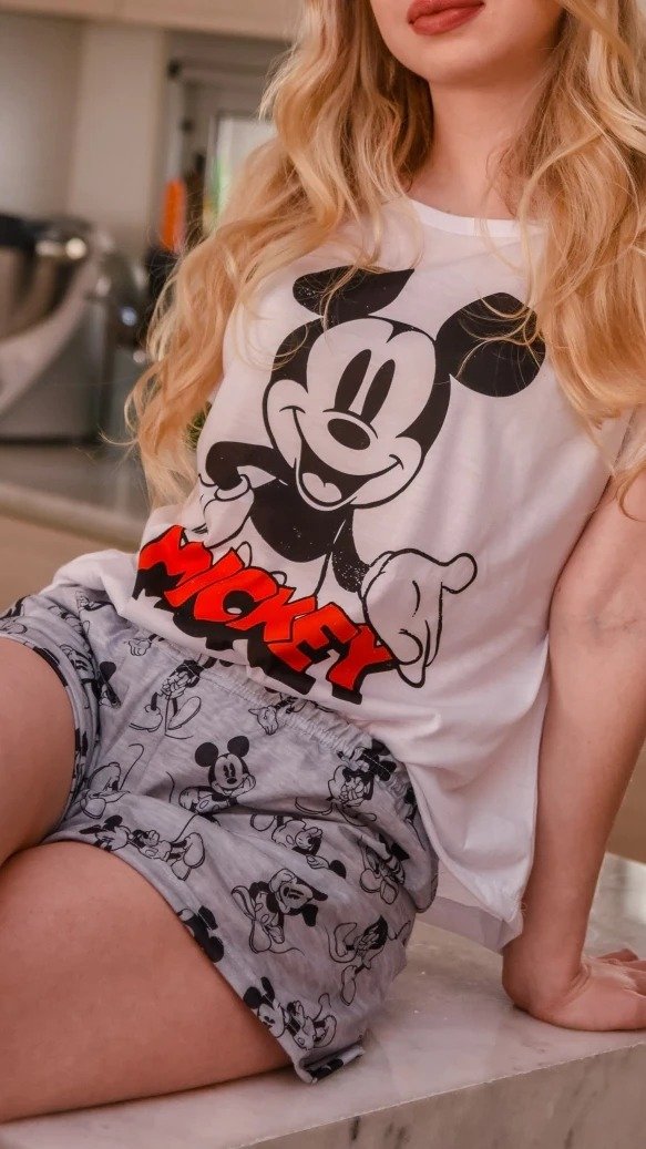 Producto - Pijama Corto Mickey Grey